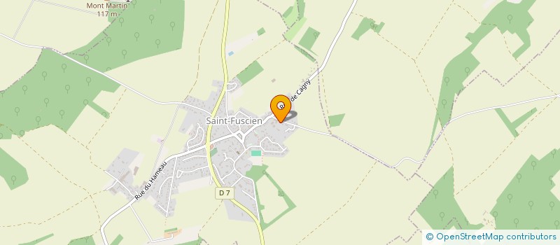 localisation de l'entreprise MONSIEUR CLAUDE JOLY  SAINT-FUSCIEN