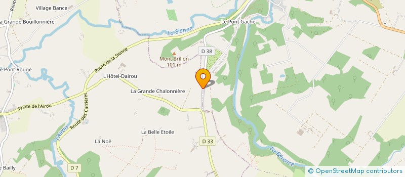 localisation de l'entreprise MONSIEUR CLAUDE JORET  GRIMESNIL