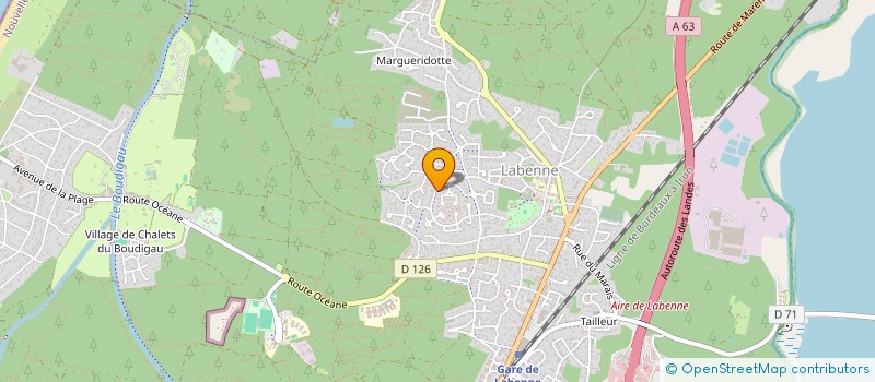 localisation de l'entreprise MONSIEUR CLAUDE JORGE  LABENNE