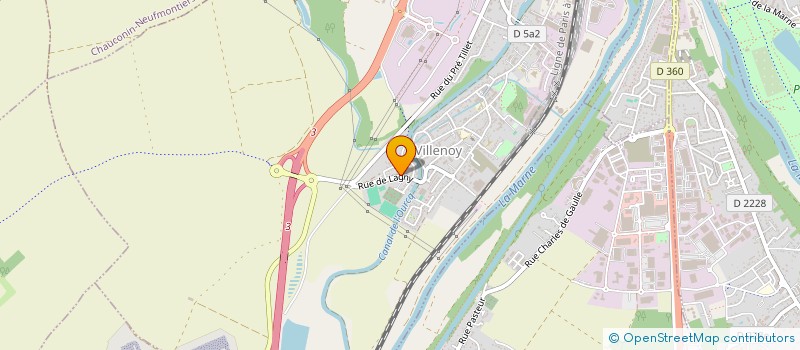 localisation de l'entreprise MONSIEUR CLAUDE-JORIS MPANDI  VILLENOY