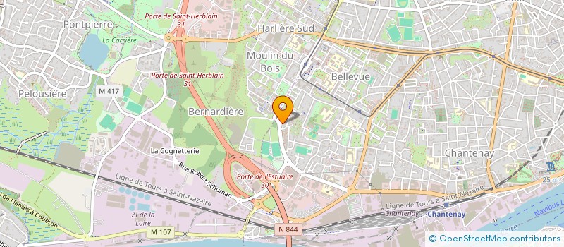 localisation de l'entreprise MONSIEUR CLAUDE JOUAULT à NANTES