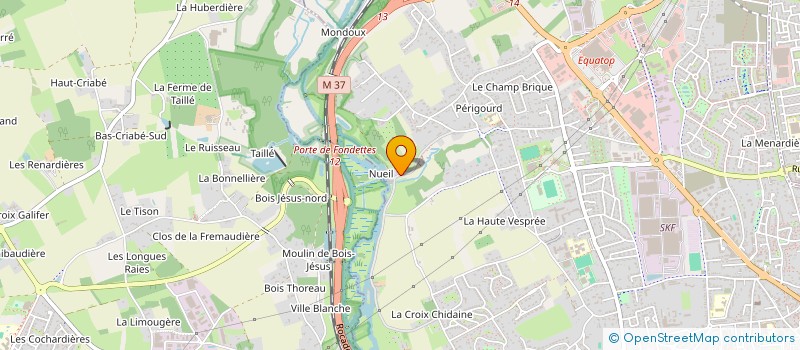 localisation de l'entreprise MONSIEUR CLAUDE JOUBERT  SAINT-CYR-SUR-LOIRE