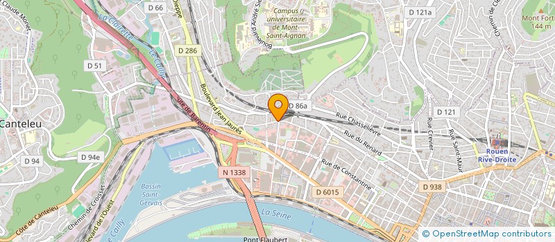 localisation de l'entreprise MONSIEUR CLAUDE JOURDAIN  ROUEN