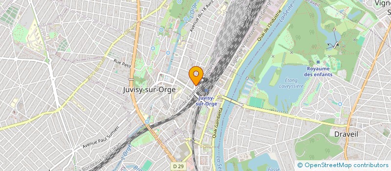 localisation de l'entreprise MONSIEUR CLAUDE JOURDAN  JUVISY-SUR-ORGE