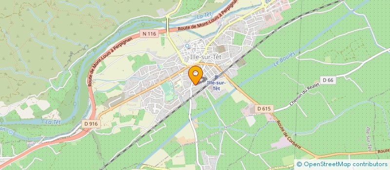 localisation de l'entreprise MONSIEUR CLAUDE JULIA à ILLE-SUR-TET