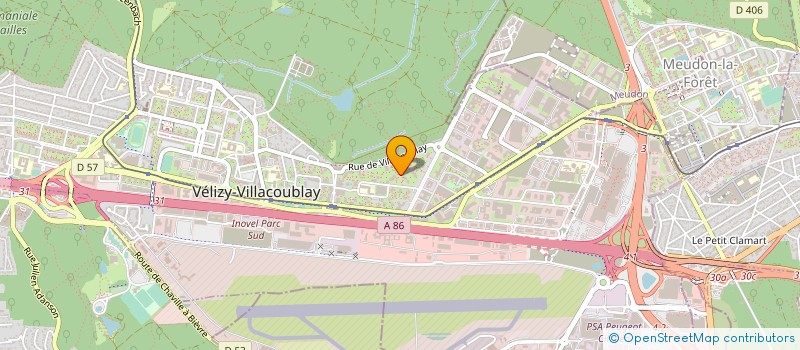 localisation de l'entreprise MONSIEUR CLAUDE JUNG  VELIZY-VILLACOUBLAY