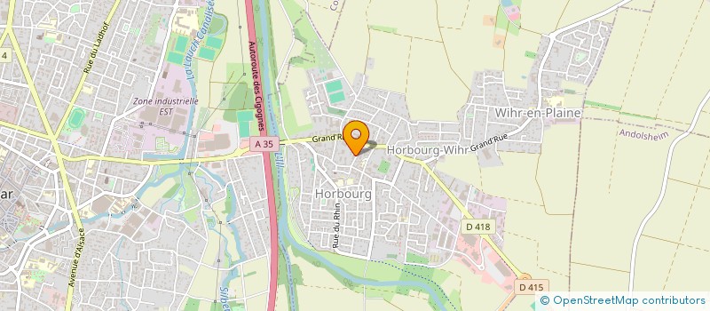 localisation de l'entreprise MONSIEUR CLAUDE KAAG  HORBOURG-WIHR