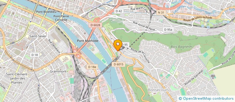 localisation de l'entreprise MONSIEUR CLAUDE KABEYA TSHIMANGA  ROUEN