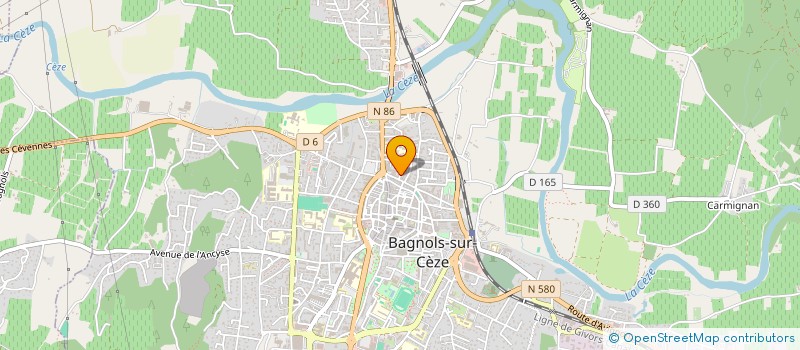 localisation de l'entreprise MONSIEUR CLAUDE KADDOUR  BAGNOLS-SUR-CEZE