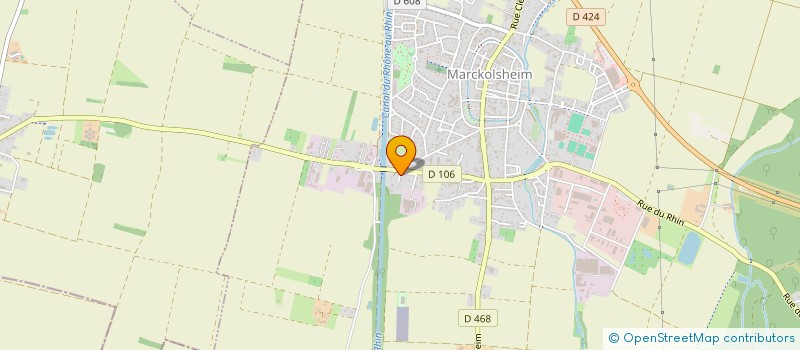 localisation de l'entreprise MONSIEUR CLAUDE KASPER  MARCKOLSHEIM