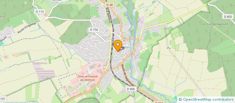 localisation de l'entreprise MONSIEUR CLAUDE KAYSER  INGWILLER