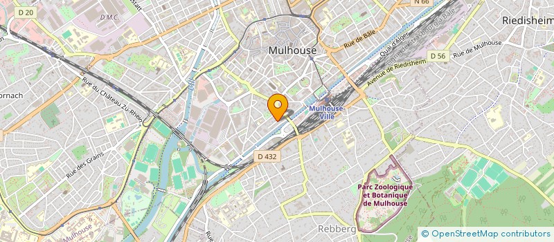 localisation de l'entreprise MONSIEUR CLAUDE KEIM à MULHOUSE