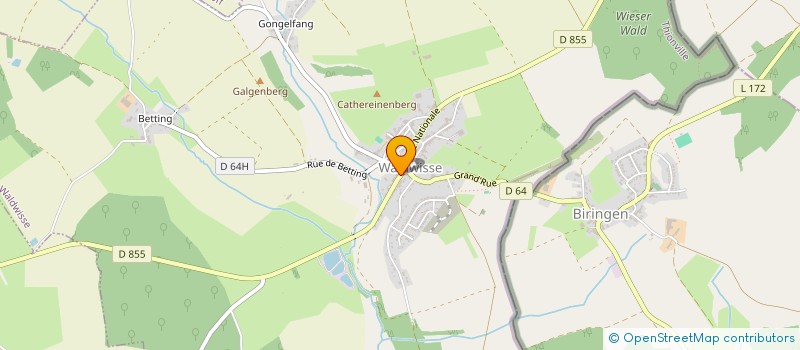 localisation de l'entreprise MONSIEUR CLAUDE KEMPF  WALDWISSE