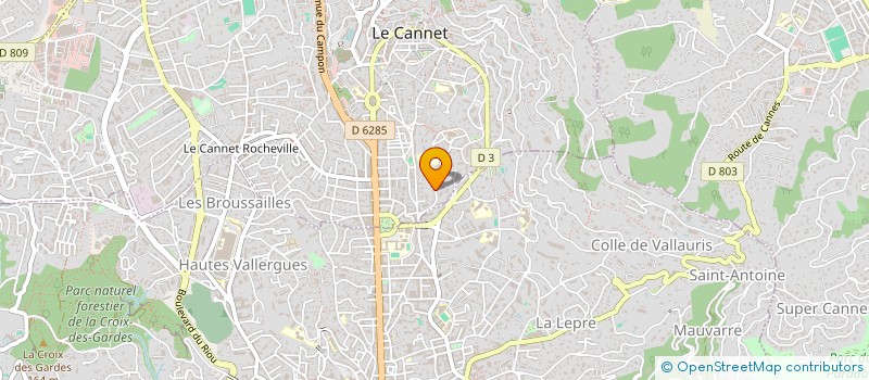localisation de l'entreprise MONSIEUR CLAUDE KERRENEUR  LE CANNET