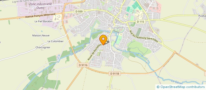 localisation de l'entreprise MONSIEUR CLAUDE KITOUS  PUYRAVAULT