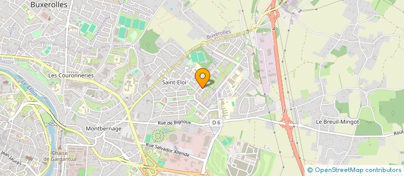 localisation de l'entreprise MONSIEUR CLAUDE KOUTOB NAOTO  POITIERS