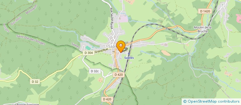 localisation de l'entreprise MONSIEUR CLAUDE KREUPP  BOURG-BRUCHE