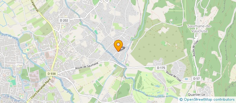 localisation de l'entreprise MONSIEUR CLAUDE KUFFER  L'ISLE-SUR-LA-SORGUE