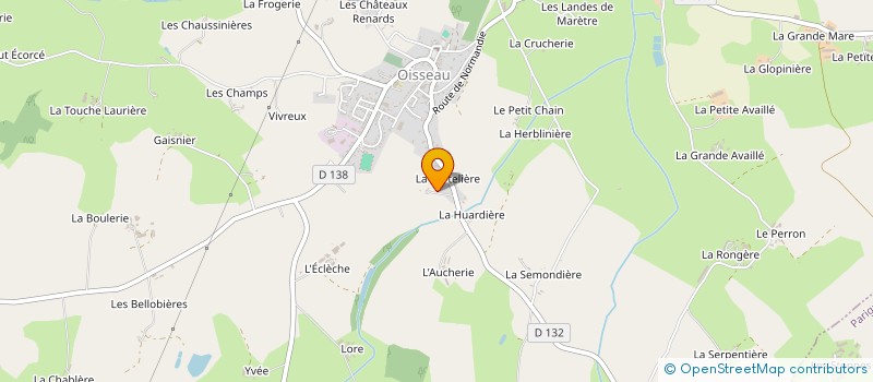 localisation de l'entreprise MONSIEUR CLAUDE L'HOSTIS  OISSEAU