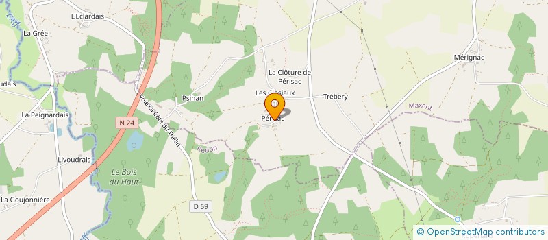 localisation de l'entreprise MONSIEUR CLAUDE L'HYVER à MAXENT