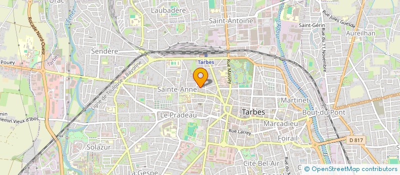 localisation de l'entreprise MONSIEUR CLAUDE LABARRERE  TARBES