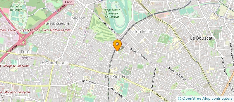 localisation de l'entreprise MONSIEUR CLAUDE LACASSAGNE à BORDEAUX