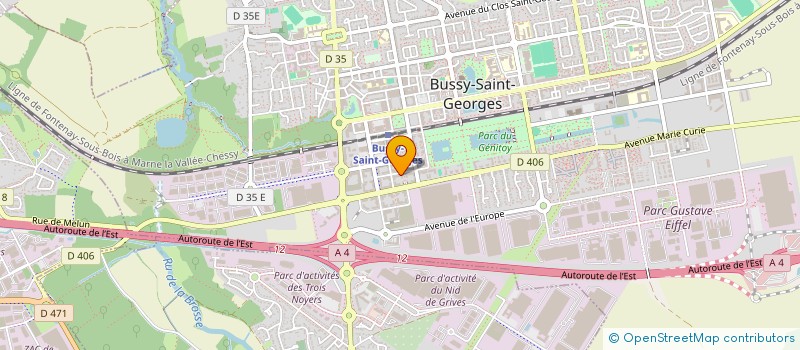 localisation de l'entreprise MONSIEUR CLAUDE LACLE  BUSSY-SAINT-GEORGES