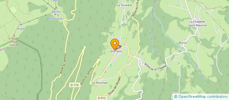 localisation de l'entreprise MONSIEUR CLAUDE LAFITTE  LESCHAUX