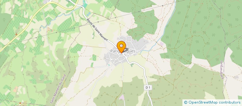 localisation de l'entreprise MONSIEUR CLAUDE LAFONT  PARIGNARGUES