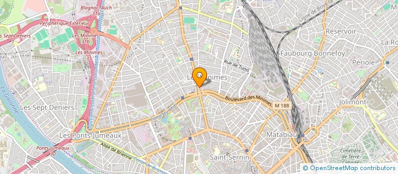 localisation de l'entreprise MONSIEUR CLAUDE LAFORE à TOULOUSE