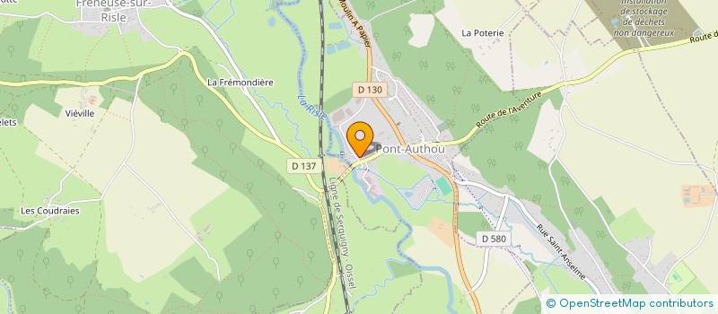localisation de l'entreprise MONSIEUR CLAUDE LAGNEL à PONT-AUTHOU