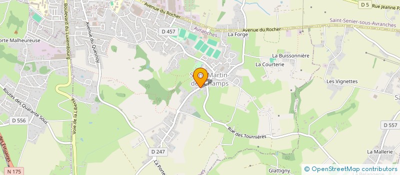 localisation de l'entreprise MONSIEUR CLAUDE LAINE  LE VAL-SAINT-PERE