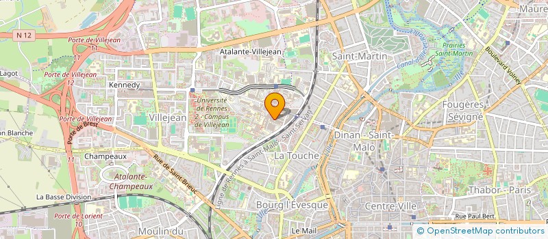 localisation de l'entreprise MONSIEUR CLAUDE LALIMAN à RENNES