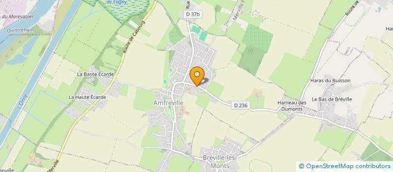 localisation de l'entreprise MONSIEUR CLAUDE LAMARE  AMFREVILLE