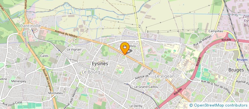 localisation de l'entreprise MONSIEUR CLAUDE LAMBERT  EYSINES