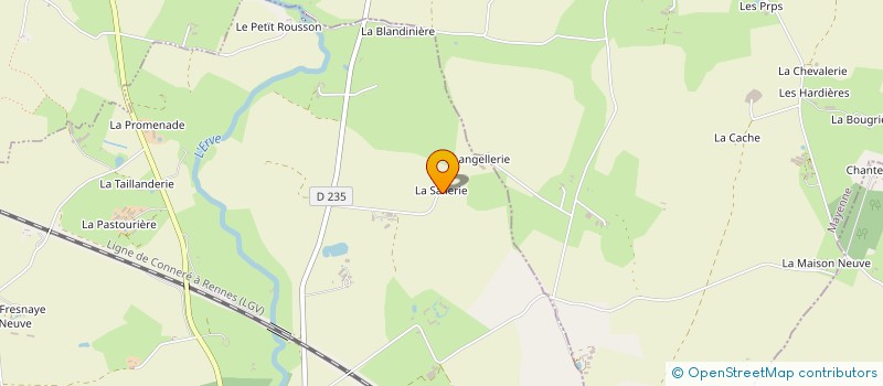 localisation de l'entreprise MONSIEUR CLAUDE LAMBOURD  SAULGES