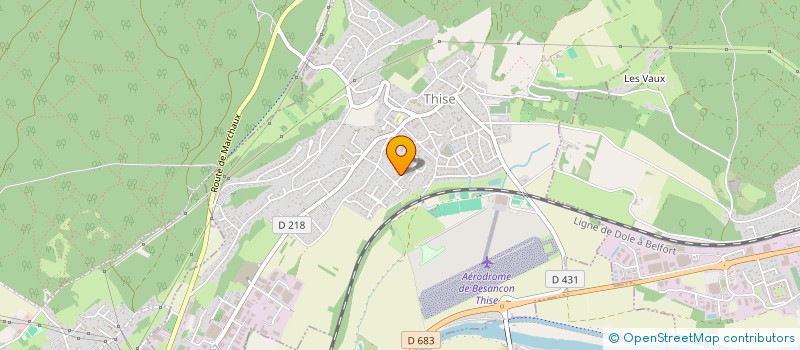 localisation de l'entreprise MONSIEUR CLAUDE LANDAIS  THISE