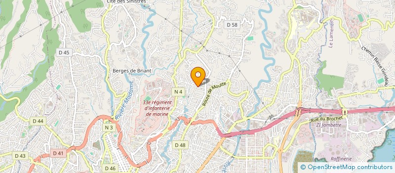 localisation de l'entreprise MONSIEUR CLAUDE LANDERNEAU  FORT-DE-FRANCE