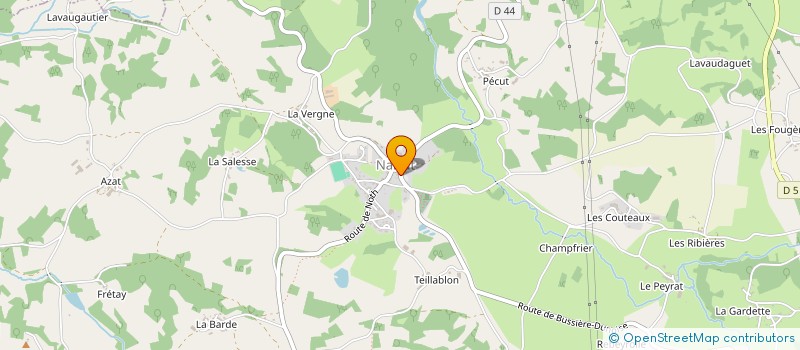 localisation de l'entreprise MONSIEUR CLAUDE LANDOS à LA CELLE-DUNOISE