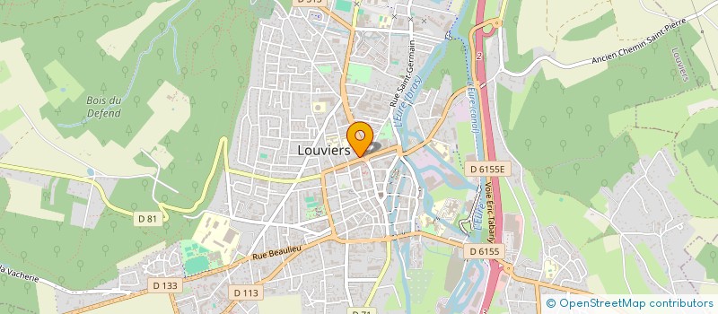localisation de l'entreprise MONSIEUR CLAUDE LANGLOIS à LOUVIERS