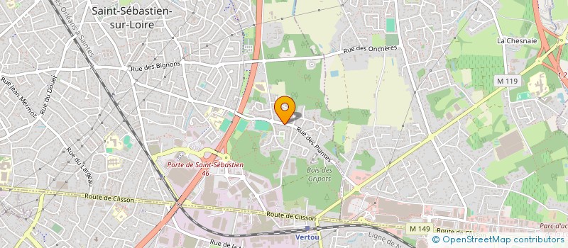 localisation de l'entreprise MONSIEUR CLAUDE LARAUFIE à SAINT-SEBASTIEN-SUR-LOIRE