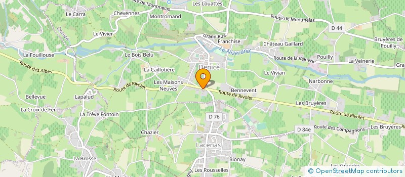 localisation de l'entreprise MONSIEUR CLAUDE LARGE à DENICE