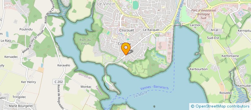 localisation de l'entreprise MONSIEUR CLAUDE LARMET à VANNES