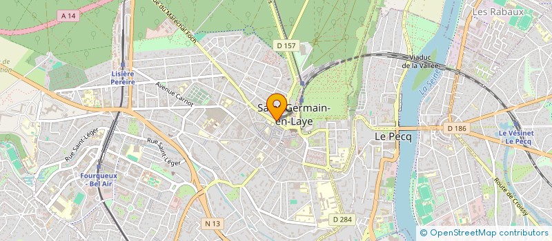 localisation de l'entreprise MONSIEUR CLAUDE LAROCHE à SAINT-GERMAIN-EN-LAYE