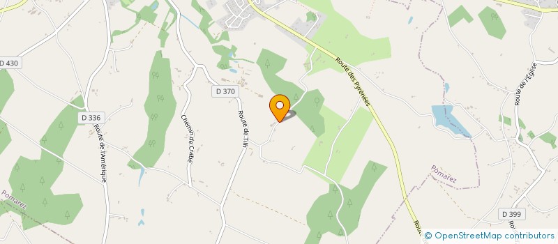 localisation de l'entreprise MONSIEUR CLAUDE LARRERE  POMAREZ