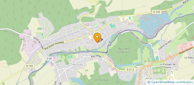 localisation de l'entreprise MONSIEUR CLAUDE LARRIVAIN  EZY-SUR-EURE