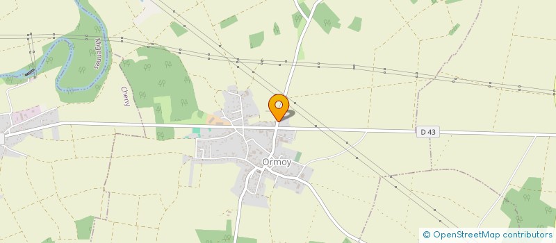 localisation de l'entreprise MONSIEUR CLAUDE LARRIVE  ORMOY