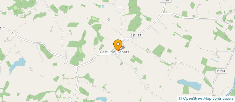 localisation de l'entreprise MONSIEUR CLAUDE LASBATS à CASTILLON-DEBATS