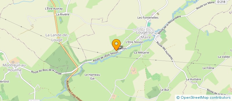 localisation de l'entreprise MONSIEUR CLAUDE LASNE à ECOUCHE-LES-VALLEES
