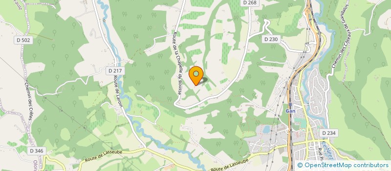 localisation de l'entreprise MONSIEUR CLAUDE LASSALLE à GAN